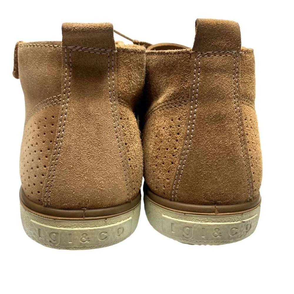 IGI & Co Tan Suede 3‎ eyelet Lace Up Chukka Boots